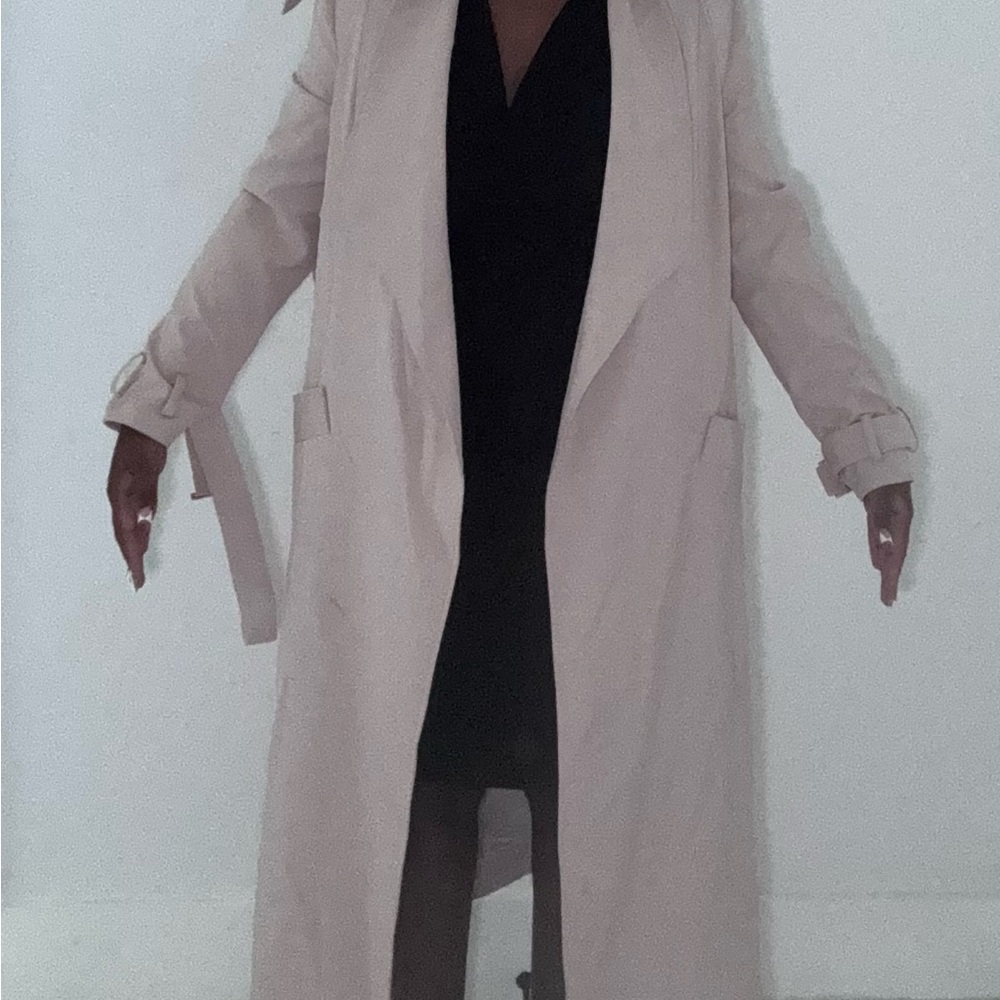 House of CB Cream Trench Coat
